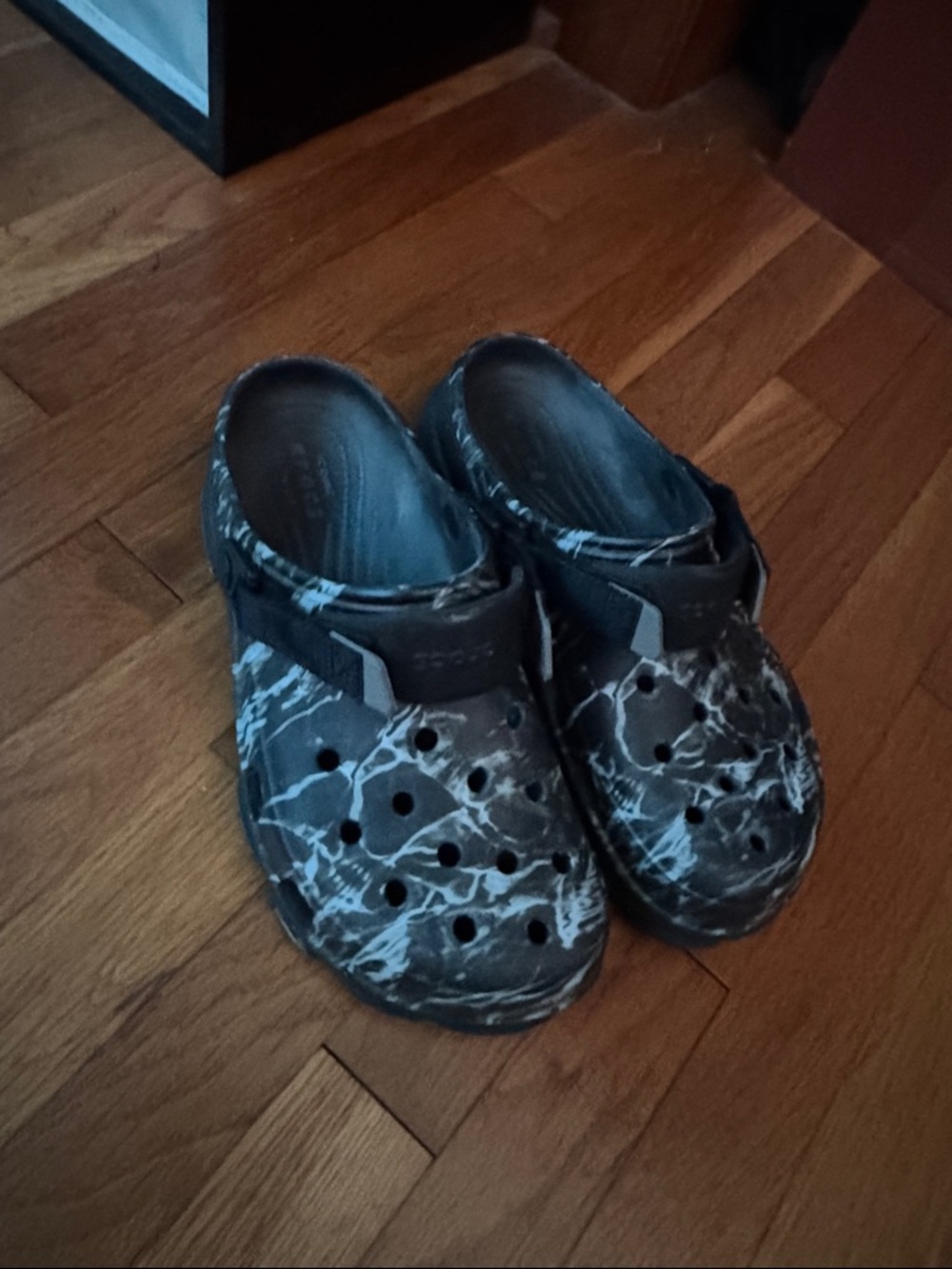 Marbled Gray Slip-On Crocs